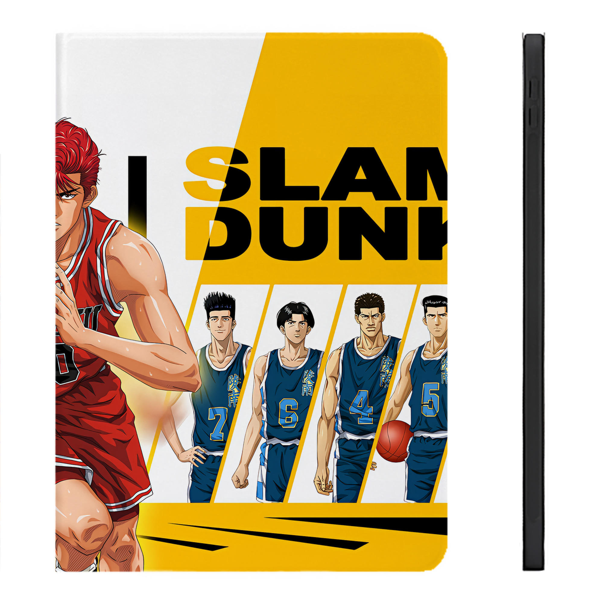 （画像用） SLAM DUNK／スラムダンク IPadケース ペンホルダー付き ブックスタイルデザイン